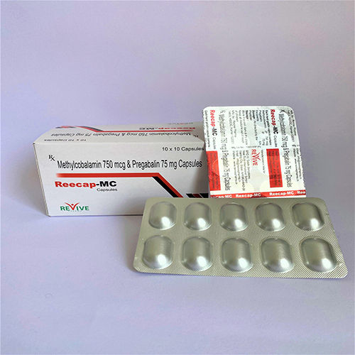 Brown Reecap-Mc Methylcobalamin And Pregabalin Capsules, 10X10 Alu Alu Pack