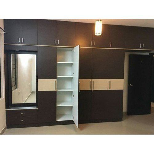 Wooden 1 Door Modular Almirah, With Locker