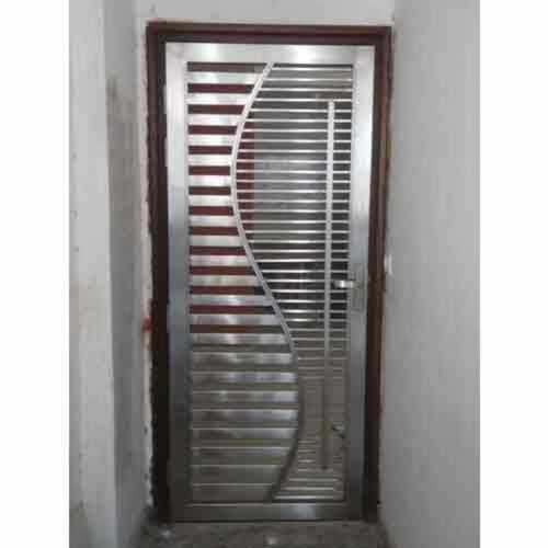 Sliver Coated Stainless Steel Door For Hospitals, Offices And Home Usage