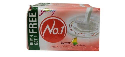 Godrej No.1 Kesar Milk Cream Bath Soap