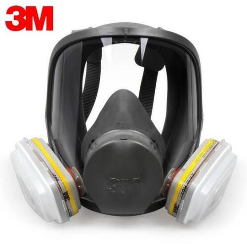 Highly Protective Reusable Black Optimum Quality 3 M Full Face Respirator Breathing Mask