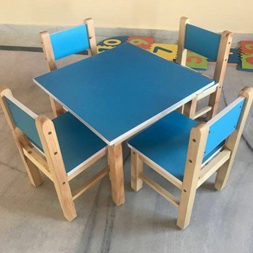 Kids Wooden Dining Table Set