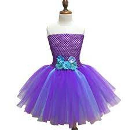 Light Weight Smooth Finish Skin Friendly Purple Frock For Girls Age Group: 3-18 Years