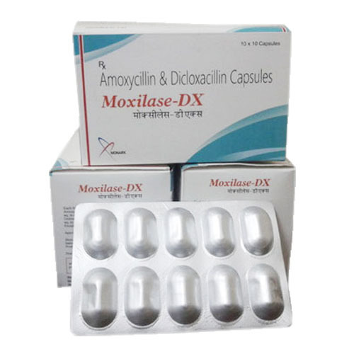 Moxilase Dx Amoxycillin And Dicloxacillin कैप्सूल