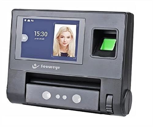 NAVKAR SYSTEMS Secureye S-B20CB Face Finger Palm Card Pin Attendance Terminal with Ontime Desktop Software