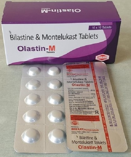 ओलास्टिन एम बिलास्टीन और मोंटेलुकास्ट टैबलेट सामान्य दवाएं