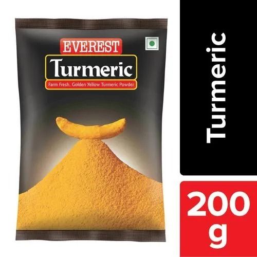 Pack Of 200 Gram Yellow Dried Natural And Pure Turmeric Powder 