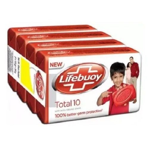 Red And White 100 Percent Better Germ Protection With 3 X 100 Gram Weight Lifebouy Soap