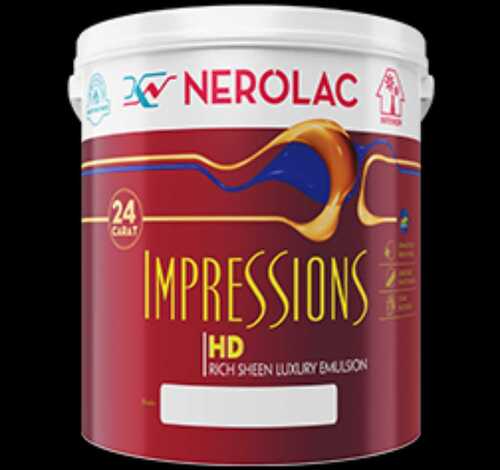 Rich Sheen White Nerolac Impression 24 Carat For Interior Walls