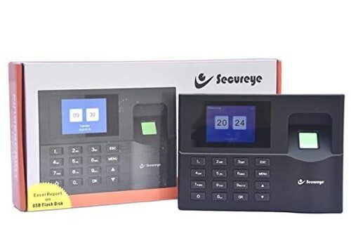 Secureye S-B8cb Biometric Card Pin Attendance Machine With Excel Output In Pen Drive