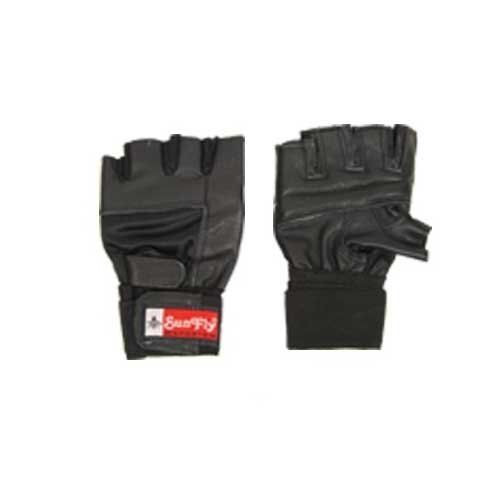 Skin Friendly Sun Fly Sports Gym Half Finger Hand Gloves Application: Industrial & Automotive