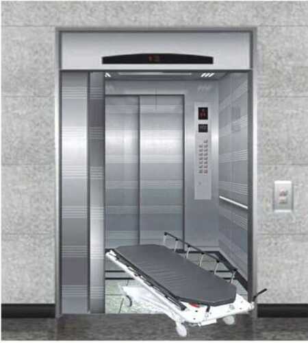 Stainless Steel Hospital Elevator For Hospital To Transport Bed And Passengers