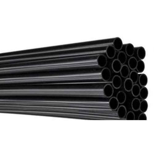 6 Mm Thick And 20 Feet Galvanized Rust Proof Mild Steel Round Black Pipe Application: Construction