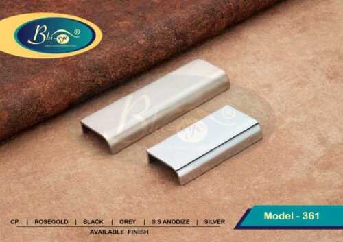 Aluminum Knob Ideal For Interior Door - Rectangular Shape, Metal Color | Application: Cabinet, Size: As Per Customer Requirements