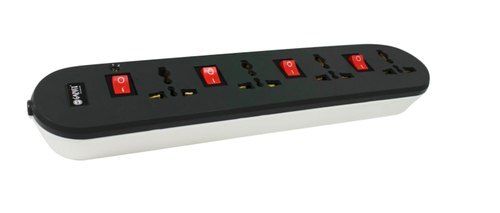 Black And White Color Electrical Power Strip 220 Volt