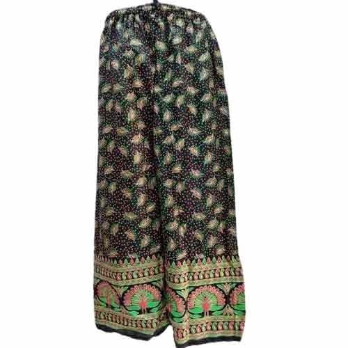 Srishti Women's Loose Fit Cotton Palazzo Pants Strip Patterns (Multi  Colour, Free Size)