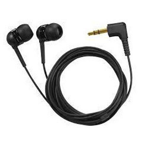 Comfortable Lightweight Black Wired Mobile Earphones - Corrosion Resistant, Designed for Mobile Use | Accessory: Earphones, Color: Black