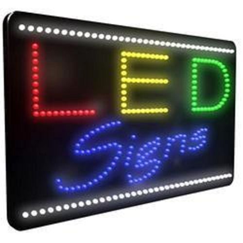 Different Color Led Display Sign Board Body Material: Aluminum