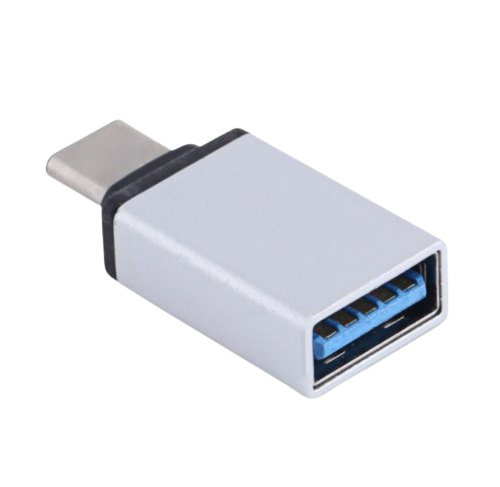 ग्रे आसानी से इस्तेमाल होने वाला लाइट इन वज़न और कॉम्पैक्ट रैपिड USB टाइप C Otg एडाप्टर
