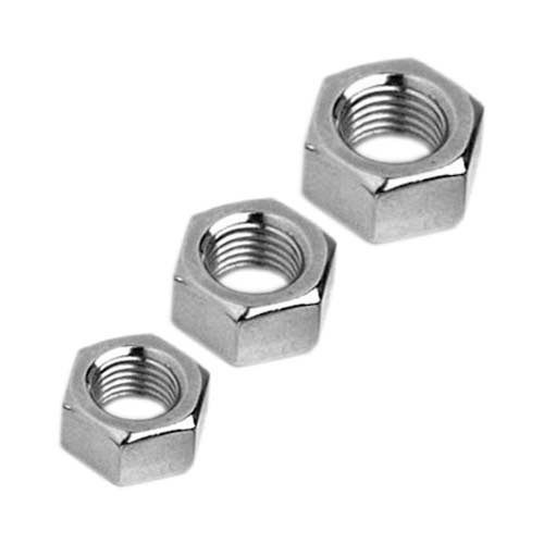 Hexagonal Shape And Silver Color Stainless Steel Nuts Head Size: 3/6" To 2"