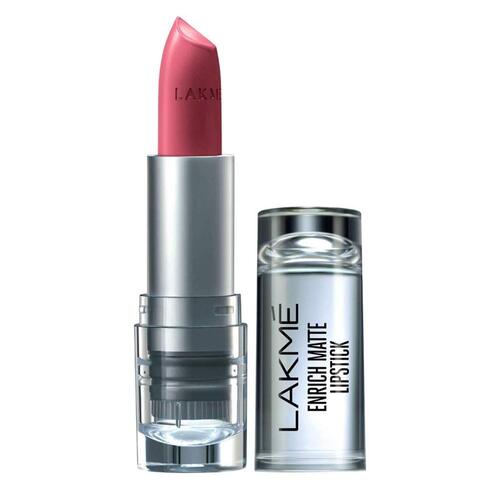 Lakme Enrich Matte Pink Colur Lipstick, Soft And Long Lasting