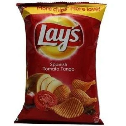 Steel Pack Of 52 Grams Sweet Spanish And Tomato Tango Flavor Lays Potato Chips