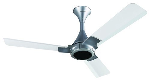 White/silver Best Ever High Speed Panasonic Metal 1200mm Ceiling Fan (White/silver) Warranty: 2 Year