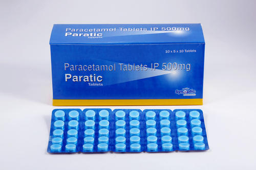Paratic Paracetamol Tablets IP 500mg, 10x5x10, Packaging Type: Blisters
