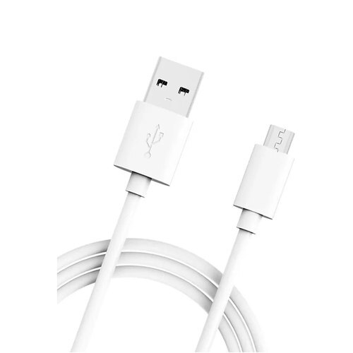 White Pvc 1.2 Meter Usb (Type-A) To Micro (Type-B) Power Charging Usb Cable