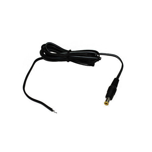 Black Pvc Dc Open Cord With 1 Meter Cable Length