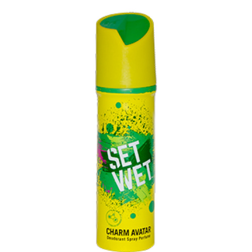 Set Wet Charm Avatar - 150ml Liquid Deodorant, Musky Lavender & Peppermint Scent, Daily Personal Care for Men