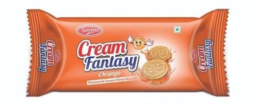 Sweet And Tangy Ting Tongue Sovino Cream Fantasy Orange Creamy Biscuit