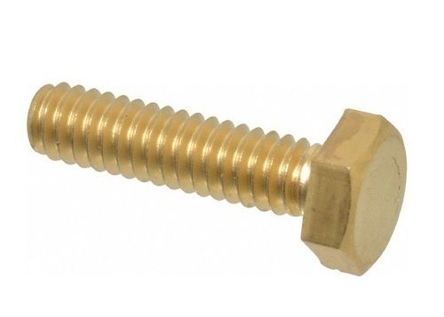 Solid Hexagonal Brass Hex Bolts For Industrial