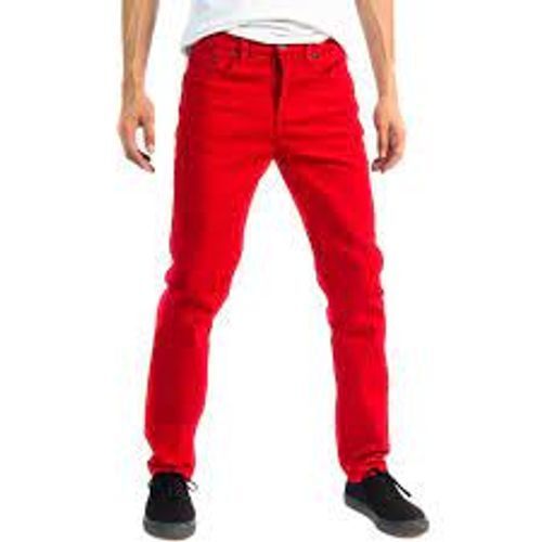 Casual Wear Relaxed Fit Plain Dyed Straight Washed Denim Jeans For Mens