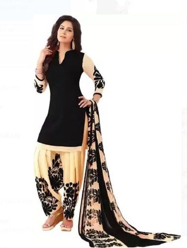 Plastic Comfortable And Washable Daily Wear Printed Cotton Salwar Suits For Ladies