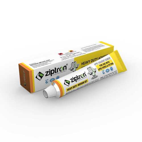 ब्राउन फास्ट सेट सुपर स्मूथ फ़िनिश Ziptron Cpvc और Upvc सॉल्वेंट सीमेंट
