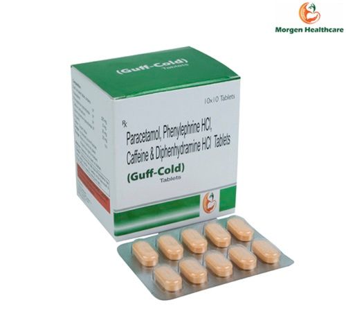 Guff-cold Paracetamol, Phenylephrine Hcl, Caffeine, Diphenhydramine Tablets