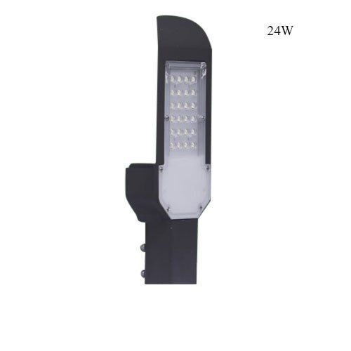 Black Long Life Trouble Free High Efficiency 24 Watts Led Lens Street Lights