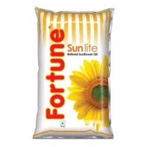  1 लीटर कॉमन कल्टीवेशन का काला पैक Fortune Sun Lite रिफाइंड सनफ्लावर ऑयल 