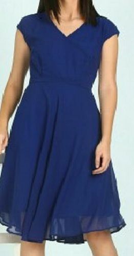 Party Wear Blue Western Dress, Occasion: Party Wear