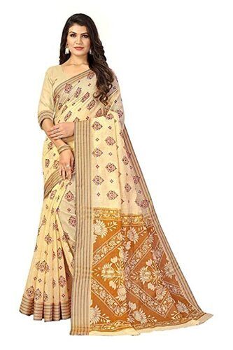 Stylish And Fancy Fantastic Lightweight Attractive Women's Pure Cotton Printed Saree