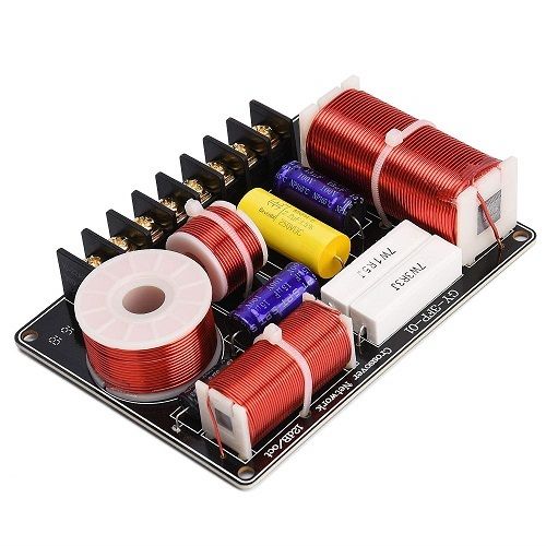 Multicolor Treble-Bass Crossover Dual 2-Way Speaker Audio Crossover Module