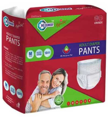 Adult Diapers In Creamy White Color For Home, Hospital And Personal Use