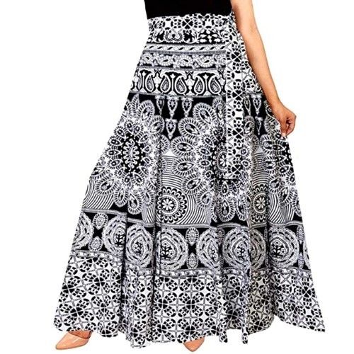 Rangun Printed Women Maxi Casual Skirt