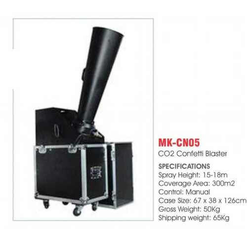 Corrosion Resistance High Temperature Resistance MK-CN05 CO2 Confetti Blaster