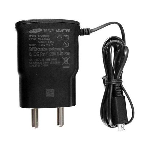 Easy To Carry Black Plastic Mobile Charger - Electric Powered, Corrosion Resistant | Accessories: Mobile Charger, Body Material: Plastic, Color: Black
