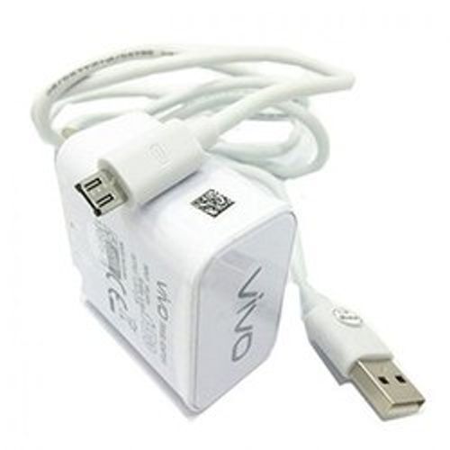 Heat Resistance White Vivo Mobile Charger - Electric Power Source Corrosion Resistant Design | Ideal for Mobile Charging Accessories
