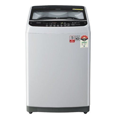 Lg Black And White Fully Automatic Washing Machine With Smart Inverter Technology Capacity: 7Kg