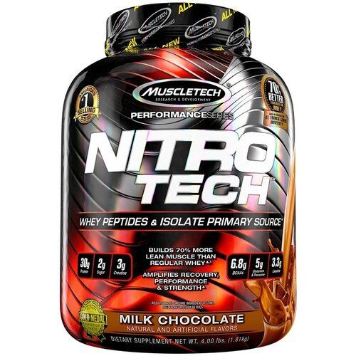 Muscletech Nitrotech 4lbs, 13*13*13 Inches, Non prescription