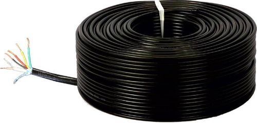 Pvc Jacket And Copper Conductor Black Electrical Cable Wire,50-90 Meters Application: Industrial